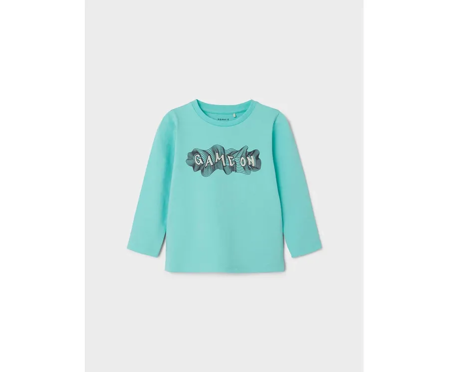 obrazek 1 NAME IT Bluzka Buggur 13226400 Turkusowy Regular Fit