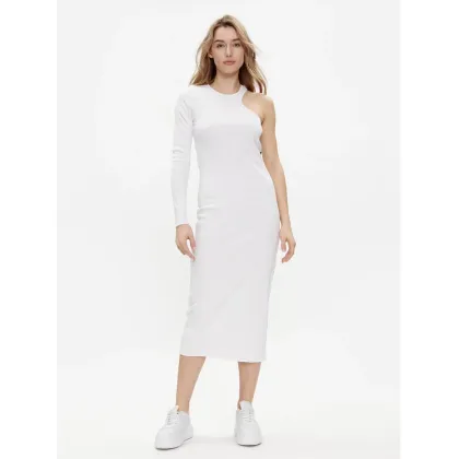 Zdjęcie Replay Sukienka dzianinowa W9074.000.23587 Biały Slim Fit REPLAY