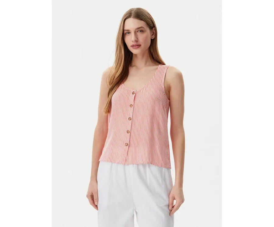 obrazek 1 Vero Moda Top Bumpy 10325830 Czerwony Standard Fit