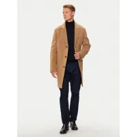 Zdjęcie Tommy Hilfiger Płaszcz wełniany MW0MW36611 Beżowy Regular Fit