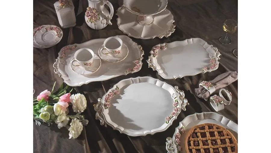 picture 3 Exclusive Italian breakfast set made of ceramics