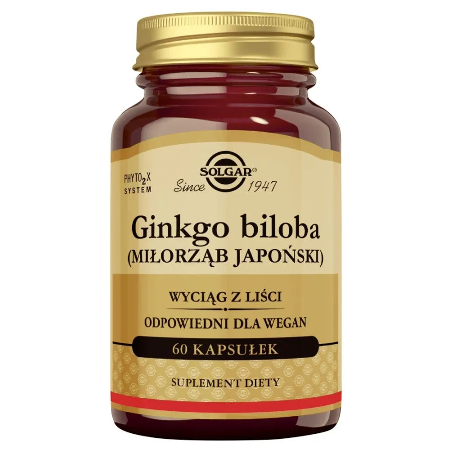 obrazek 1 Solgar Ginkgo Biloba kapsułki