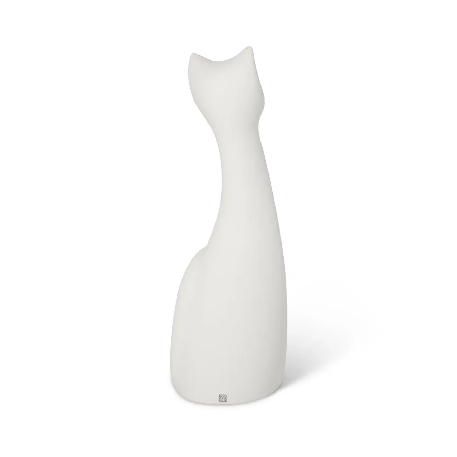 obrazek 3 Włoska ceramiczna figurka w kształcie kota