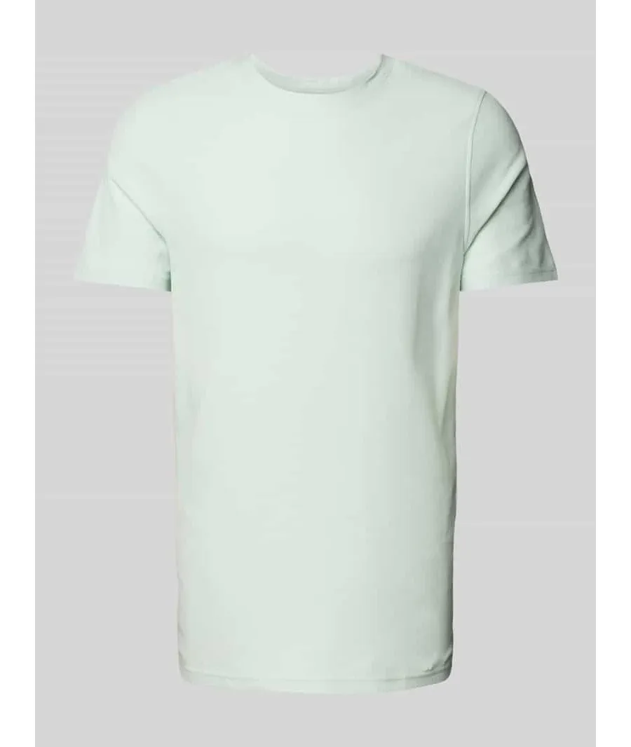 obrazek 1 T-shirt z prążkowanym okrągłym dekoltem