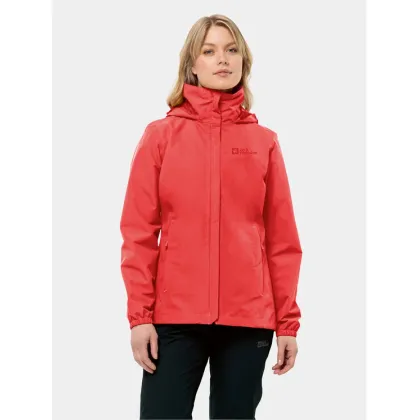 Zdjęcie Jack Wolfskin Kurtka przeciwdeszczowa Stormy Point 1111202 Czerwony Regular Fit
