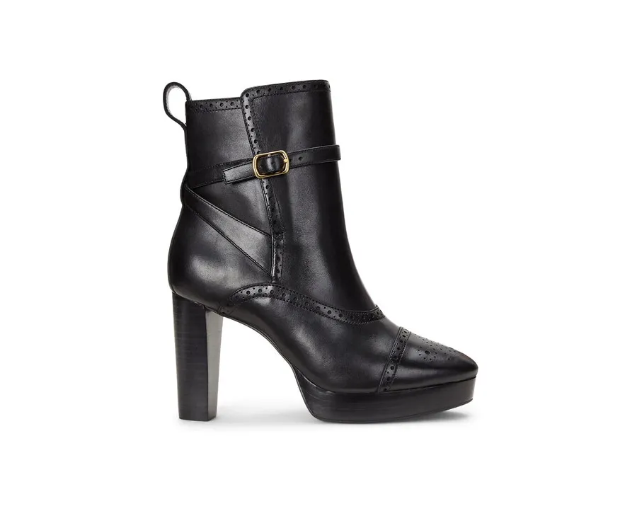 obrazek 1 LAUREN RALPH LAUREN Botki 802908331005 Czarny