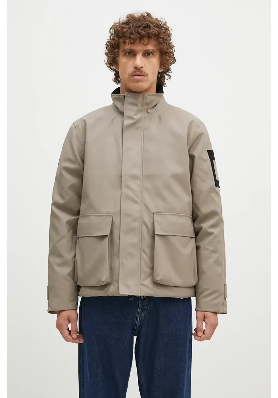 obrazek 1 Rains kurtka Glacial Jacket 1527 kolor brązowy przejściowa 1527.TAUPE