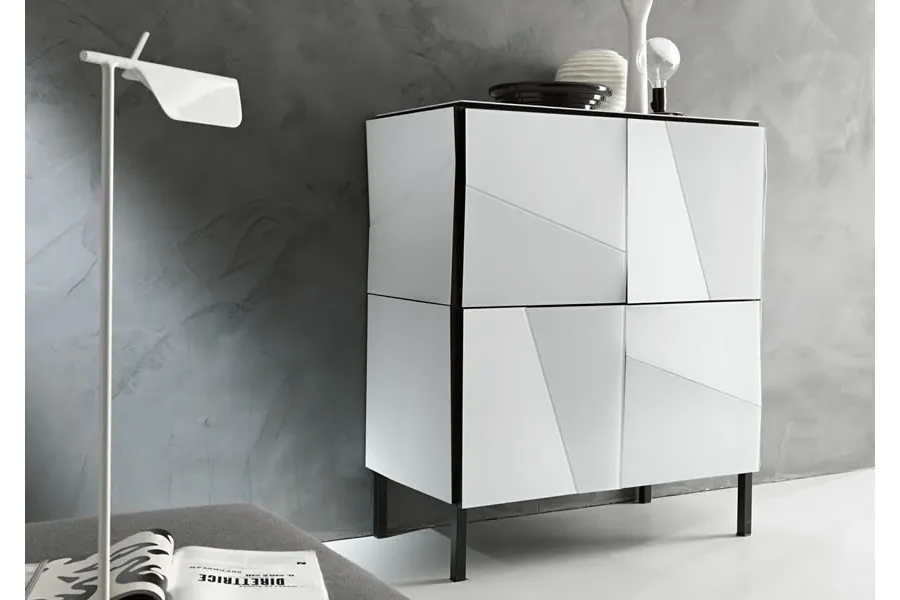 obrazek 2 Wyszukana szklana szafka do domu - Tonelli Design