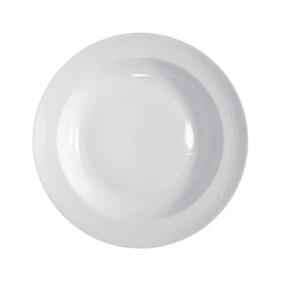 obrazek 20 Zjawiskowa biała porcelana na stół dla 12 osobowej rodziny - Porcel