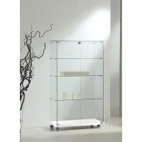 Zdjęcie Klasyczna witryna ekspozycyjna na kółkach