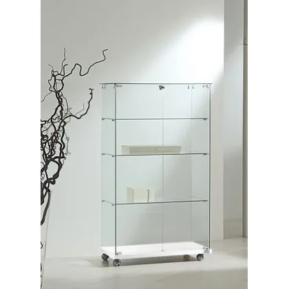 Picture Classic display case on wheels