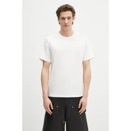 Zdjęcie Wales Bonner t-shirt bawełniany Original męski kolor biały gładki US25JE23.JE01.000