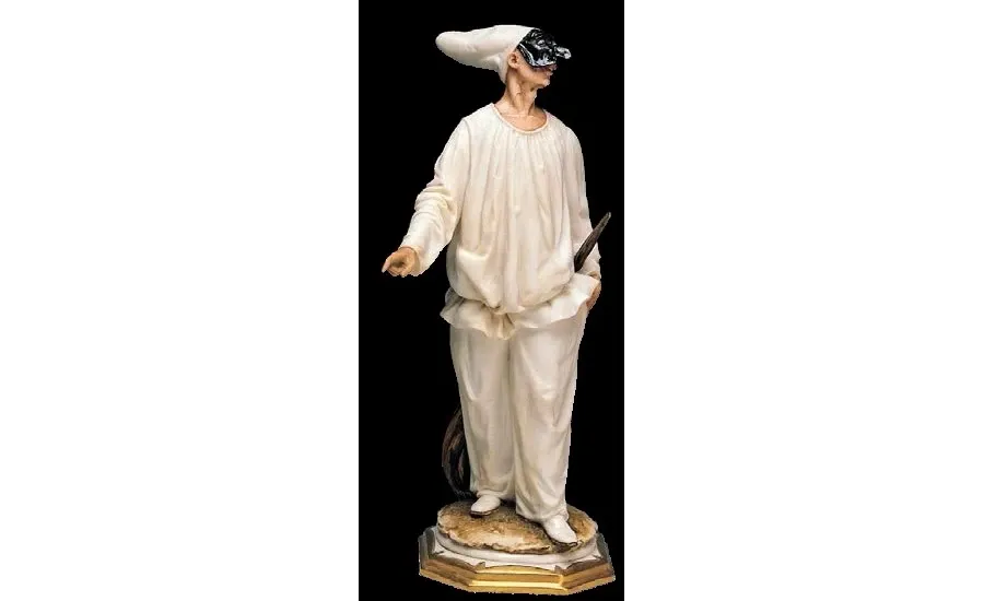 obrazek 1 Porcelanowy mężczyzna w masce - włoska figurka