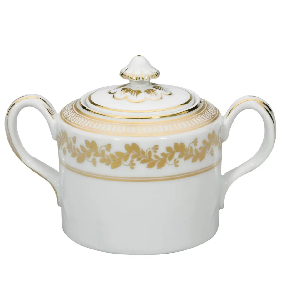 obrazek 1 Stylowa porcelanowa cukiernica z kolekcji Anna inspirowanej motywami roślinnymi - Vista Alegre