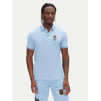Zdjęcie Aeronautica Militare Polo 251PO1850P191 Niebieski Slim Fit