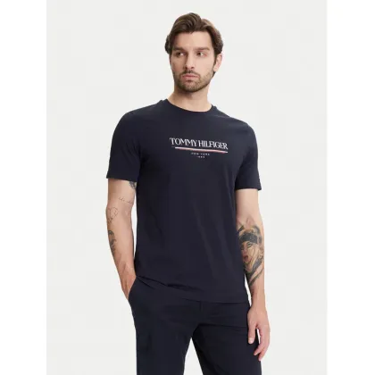 Zdjęcie Tommy Hilfiger T-Shirt Brand Love MW0MW40324 Granatowy Regular Fit