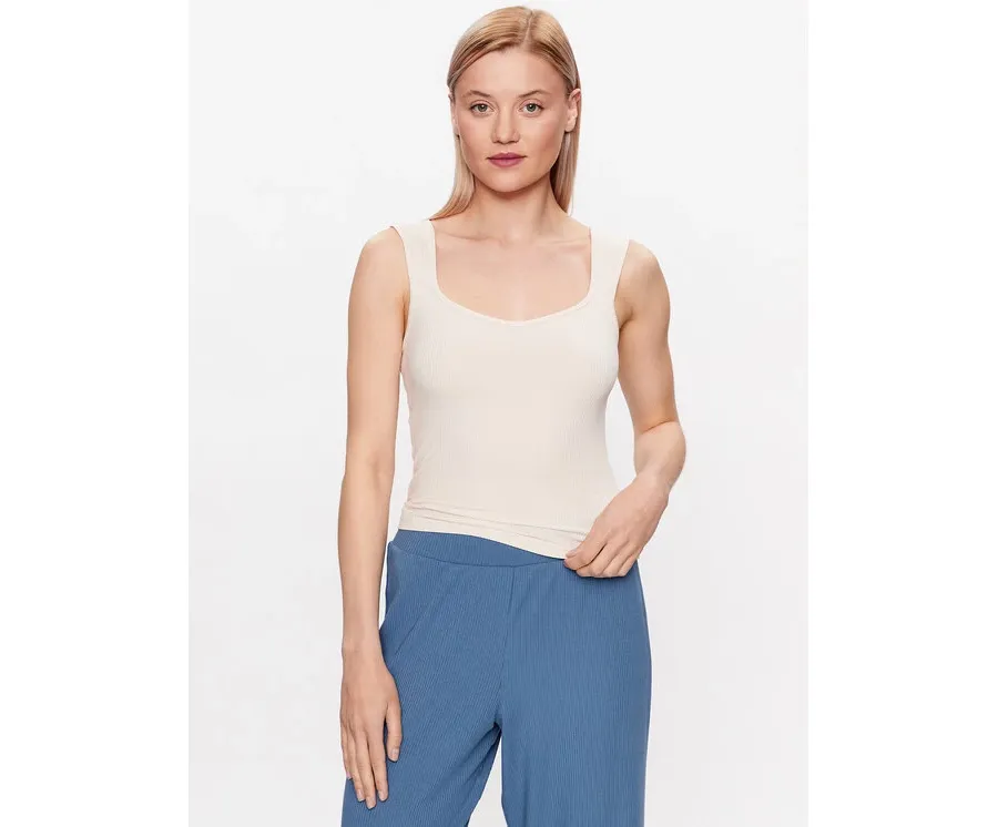 obrazek 1 Triumph Koszulka piżamowa Natural Spotlight Camisole 10214842 Écru Regular Fit