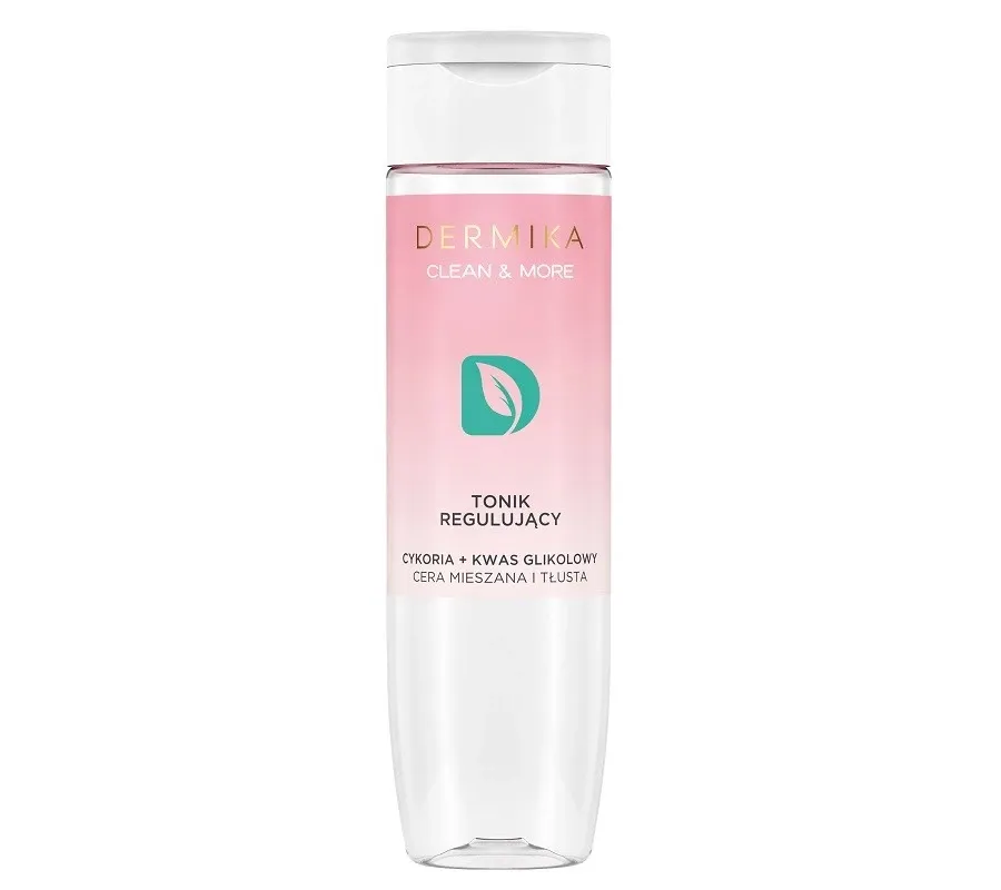 obrazek 1 Dermika Clean & More Tonik regulujący do cery normalnej, tłustej i mieszanej 200 ml