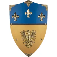 Picture Charlemagne's amazing knight's shield