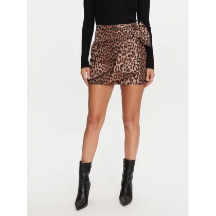 Zdjęcie Guess Spódnica mini Desire Bowed W4BD57 WGIJ2 Brązowy Slim Fit