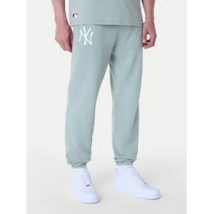Zdjęcie New Era Spodnie dresowe New York Yankees MLB League Essential Paste 60596182 Zielony Regular Fit