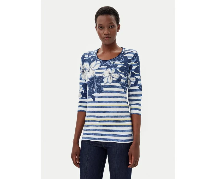 obrazek 1 Olsen Bluzka 11105017 Granatowy Regular Fit