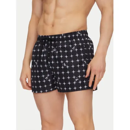 Zdjęcie Calvin Klein Swimwear Szorty kąpielowe KM0KM01172 Czarny Regular Fit