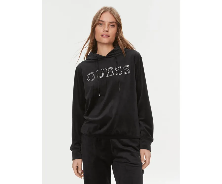 obrazek 1 Guess Bluza Couture V4RQ25 KBXI2 Czarny Regular Fit
