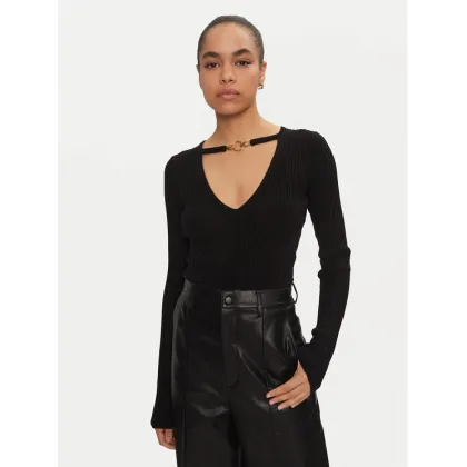 Zdjęcie Just Cavalli Sweter 77PAFM36 Czarny Slim Fit