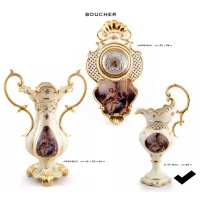 Zdjęcie Ekskluzywna, ceramiczna karafka w barokowym stylu - Bruno Costenaro