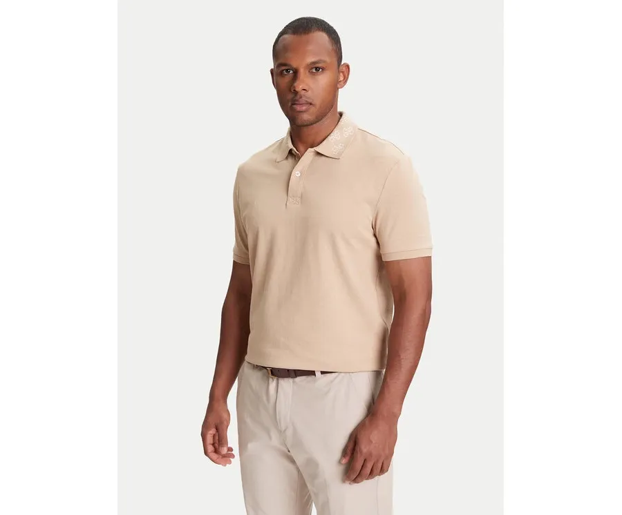 obrazek 1 Guess Polo M5YP34 KCJV1 Beżowy Regular Fit