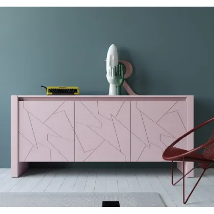 Zdjęcie Oryginalny kredens DIAGONA 3 drzwi z Włoch - Fratelli Mirandola