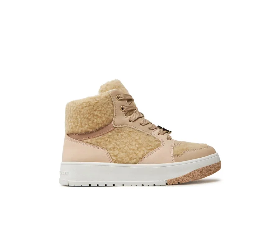 obrazek 1 Tommy Hilfiger Sneakersy High Top Lace-Up Sneaker T3A9-33530-1628A S Beżowy