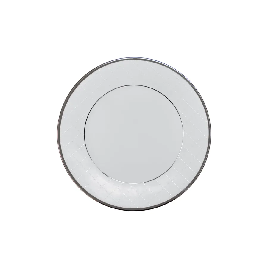 obrazek 1 Unikatowy porcelanowy talerz deserowy z kolekcji Ethereal White - Porcel
