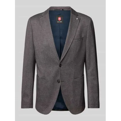 Zdjęcie Marynarka na dwa guziki o kroju regular fit z kołnierzem z połami model ‘CUBA’