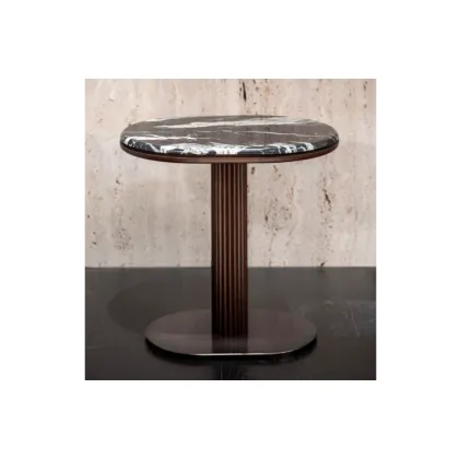 Zdjęcie Elegancki, Gustowny Stolik do Sypialni, Salonu z Marmurowym Topem - Bamax