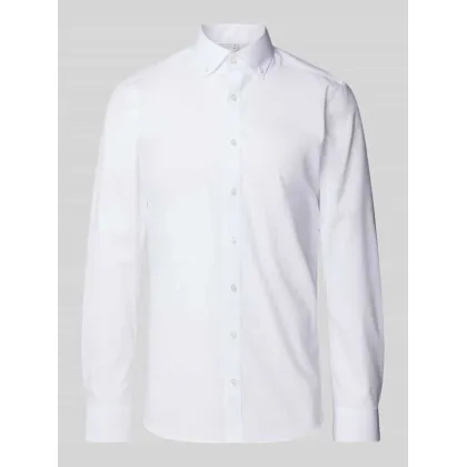 Zdjęcie Koszula biznesowa o kroju slim fit z kołnierzykiem typu kent