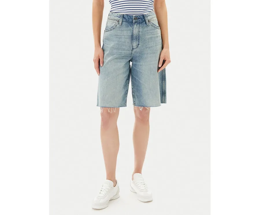 obrazek 1 Wrangler Szorty jeansowe Jort 112362710 Niebieski Relaxed Fit