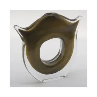 Zdjęcie Designerski wazon ozdobny ze szkła murano do salonu