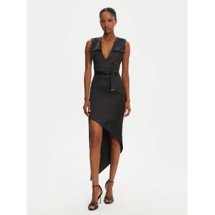 Zdjęcie Babylon Sukienka koktajlowa E00741 Czarny Slim Fit