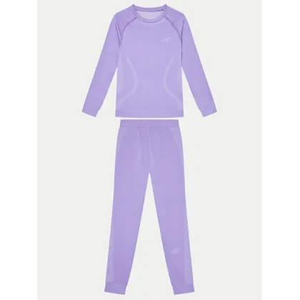 Zdjęcie 4F Komplet bielizny termoaktywnej 4FJWAW24USEAF150 Fioletowy Slim Fit