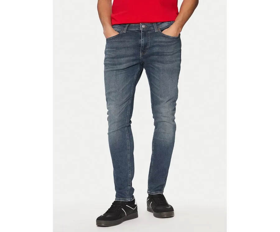 obrazek 1 Tommy Jeans Jeansy Austin DM0DM20553 Niebieski Slim Fit
