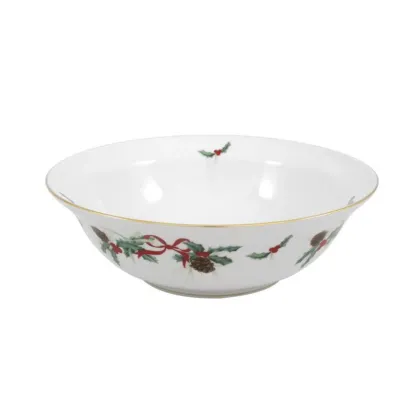 Zdjęcie Zdobiona salaterka z porcelany do jadalni