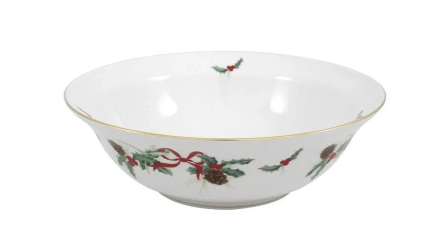 obrazek 1 Zdobiona salaterka z porcelany do jadalni