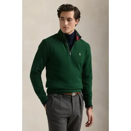 Zdjęcie Polo Ralph Lauren bluza męska kolor zielony gładka 710952257