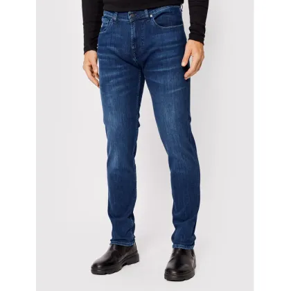 Zdjęcie 7 For All Mankind Jeansy Luxe Performance JSMXB800LI Granatowy Slim Tapered Fit