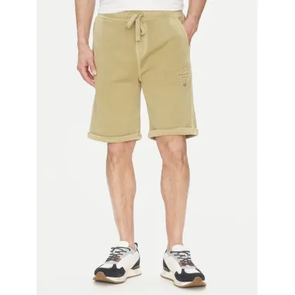 Zdjęcie Aeronautica Militare Szorty sportowe 251BF016F583 Beżowy Regular Fit