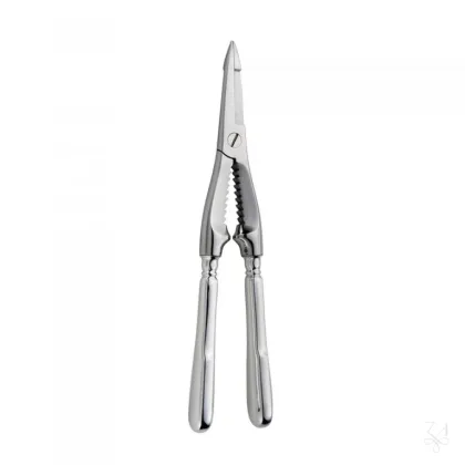 Zdjęcie Piękne stylowe srebrne szczypce do homarów - Zaramella Argenti