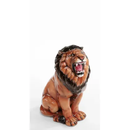 Picture A beautiful figure of an aggressive lion - Il Gattopardo