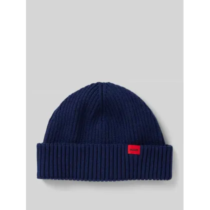 Zdjęcie Czapka beanie z detalem z logo model ‘Xush’